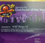 Wild Thang voted as Distributor of the Year 2012